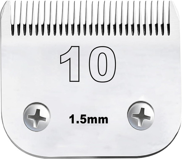 Dog Grooming Detachable Ceramic Blade Compatible With Andis Hair Clippers (#10:1/16(1.5Mm))