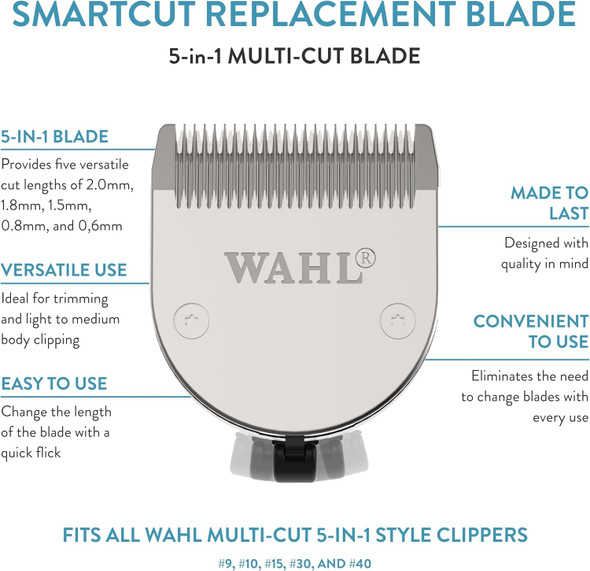 Wahl Professional Animal Smartcut Replacement Blade Smartcut Pet Grooming Clipper (02174)