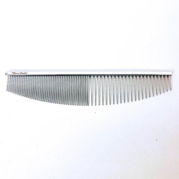 Warren London Copper Crescent Detail Comb For Dogs 6.5 Inches Comfort Control Durability And Detail For Small Medium And Large Dogs Ergonomic Dog Cat Grooming Pet Supplies Deshedding Mat Tool