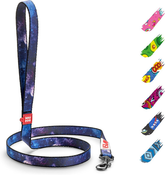 Waudog Nylon Dog Leash For Small Dogs And Medium Dogs 4 Ft - Strong Dog Leash For Large Dogs - Heavy Duty Dog Leashes For Large Breed Dogs & Puppy Leash For Small Boy & Girl Dogs