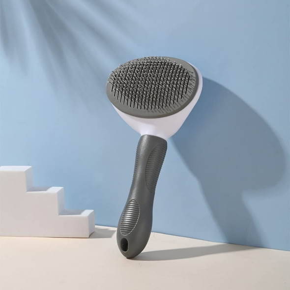 Peine Para Perros Y Gatos, Cepillo Para Quitar El Pelo De Los Animales, Elimina El Pelo De Las Mascotas (Grey)