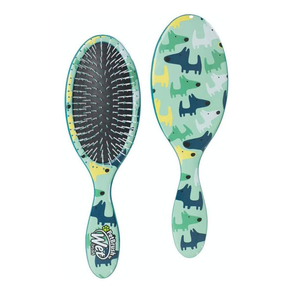 Wet Brush Pet Hair Brush, Large Dog Breed Detangler - Dog Camo, Multi - De-Shedding Comb And Dematting Tool For Grooming Long Or Short Haired Dogs - Tangle- For Less Pulling & Tugging