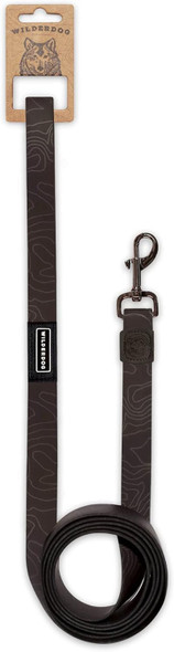 Wilderdog Waterproof Dog Leash - Repels Water & Dirt - 6Ft - Black - 1Ct