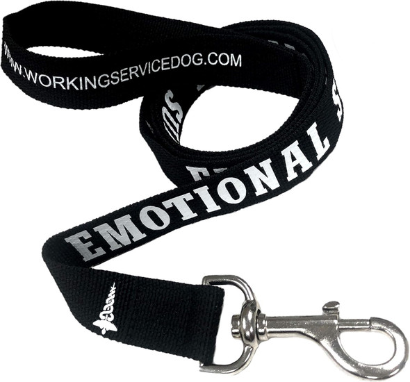 Emotional Support Dog Leash - Great Identification With Or Without An Emotional Support Animal Vest - Includes Five Esa Information Cards
