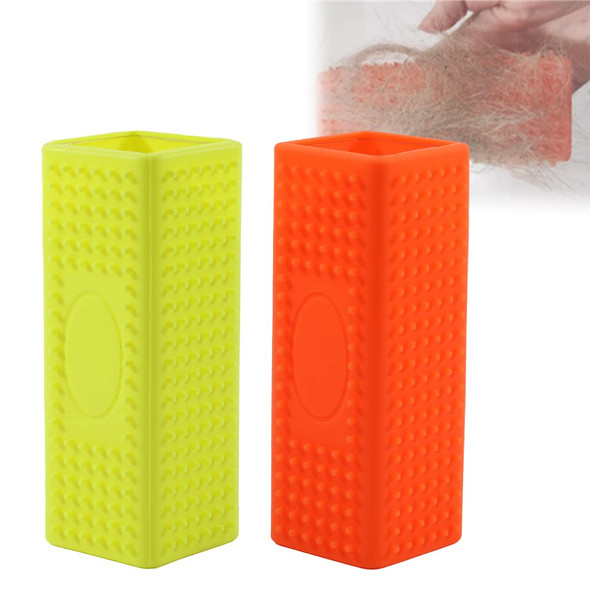 Pet Dog Cat Hair Remover Furniture Rubber Pet Hair Block Roller Cleaner,Carpet Brush For Dog Hair Sofa Hollow Rubber Cleaner Brush