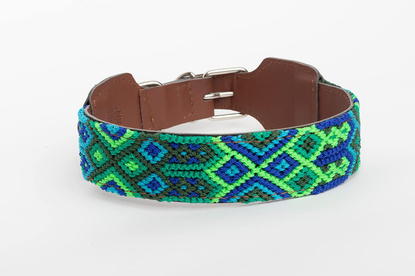 Xuxo Dog Collar, Vegan Leather, Handmade, Water Resistant, Durable, Bacalar, Xs