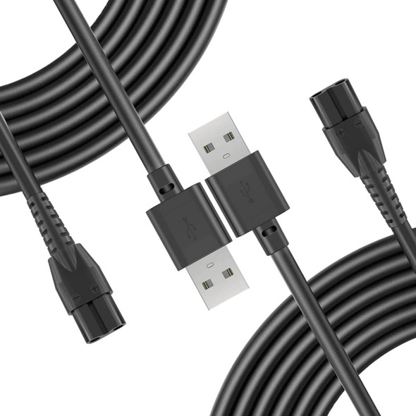 Dog Clippers Charger Replacement For Oneisall/Holdog, 2-Pack Usb Charging Cable
