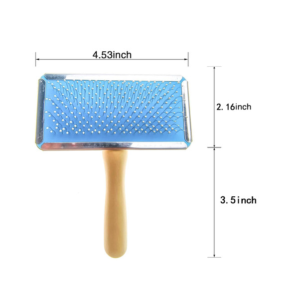 Wooden Cat Brush Dog Brush,Pet Grooming Brush For Cats, Small Dogs, And Rabbits