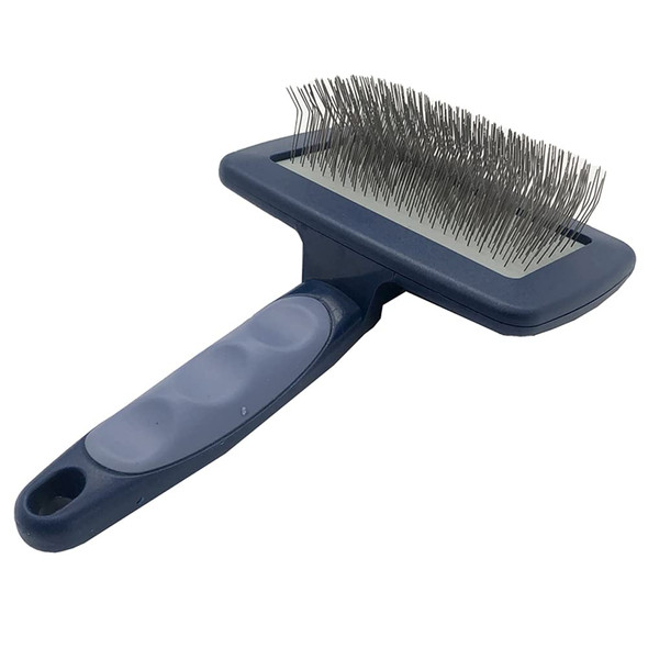 Large Firm Slicker Brush For Dogs Goldendoodles Poodles, Extra Long Pin Slicker Brush For Dog Pet Grooming Pins And Deshedding,Removes Long And Loose Hair,Undercoat,25Mm(1)