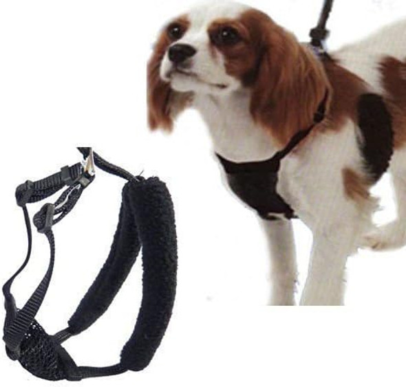 Anti-Pull Mesh Harness, Size Small (8-14), Black, For Heavy To Moderate Pullers