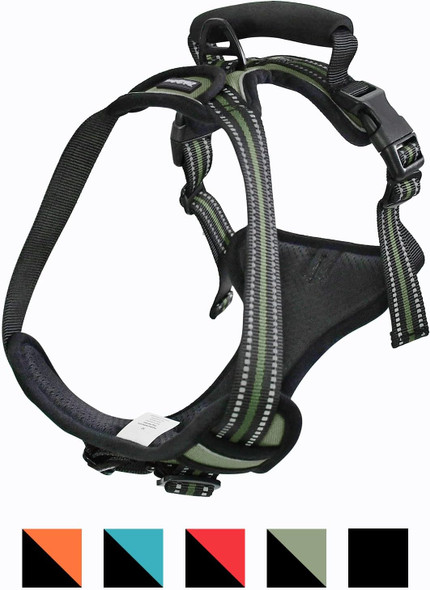 Adjustable Outdoor Pet Harness, Easy Control Padded Reflective Dog Vest Harness, For Small Medium Large Dogs