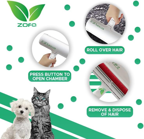 Pet Hair Remover And Lint Roller For Dog,Cat,Car Seat,Furniture And Clothing Removal