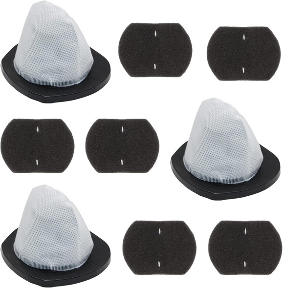 3 Pack 2030 Vacuum Filter & 6 Pack 2030 Foam Filter Compatible With Bissell Vacuum Cleaner Models 2030, 20303, 20306, 20307, 20309, 2030H, 2030V, 2030X, 2030Z