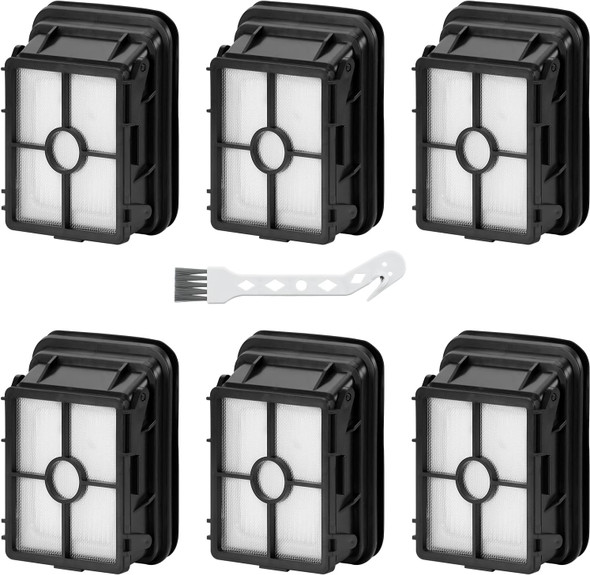 6 Pack Cross Wave Pet Pro Filter Parts For Bissell Crosswave Pet Pro Multisurface Vacuum Cleaner 1785 1785A 2211W 2306A 2328 2554 2304P 2554A 2210V 2590 2305 1785W Replace 1608684