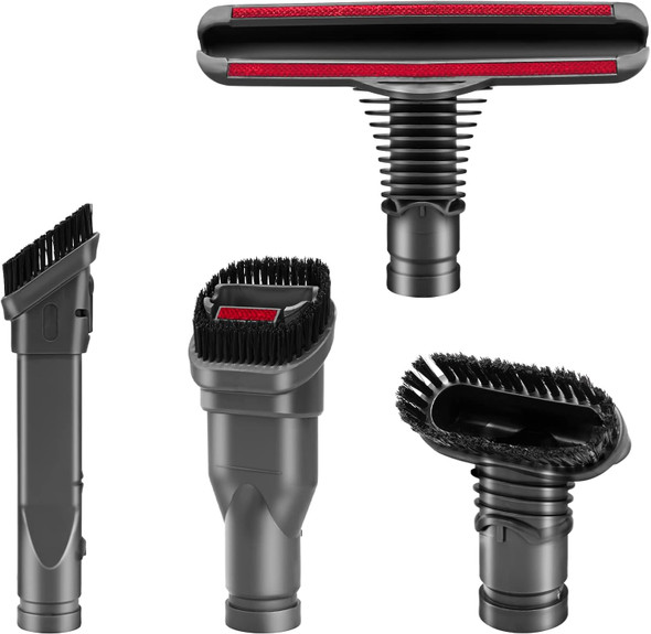Attachments Tools Kit For Dyson V6 Dc24 Dc33 Dc35 Dc39 Dc44 Dc58 Dc59 Dc62 Dc74, Dyson Cordless Vacuum Accessories 4 Pcs Set Brush Kit