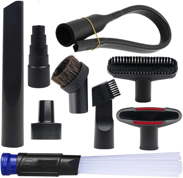 9 Pcs Household Cleaning Vacuum Cleaner Attachments For Shop Vac Accessories 2 12 To 1 14 Vacuum Hose Adapter, 1 78 To 1 Adapter For Shop Vac, 1 14 Vacuum Brush Flexible Crevice Tool 9 Pcs Household Cleaning Vacuum Cleaner Attachments For Shop Vac Accessories 2 12 To 1 14 Vacuum Hose Adapter, 1 78 To 1 Adapter For Shop Vac, 1 14 Vacuum Brush Flexible Crevice Tool