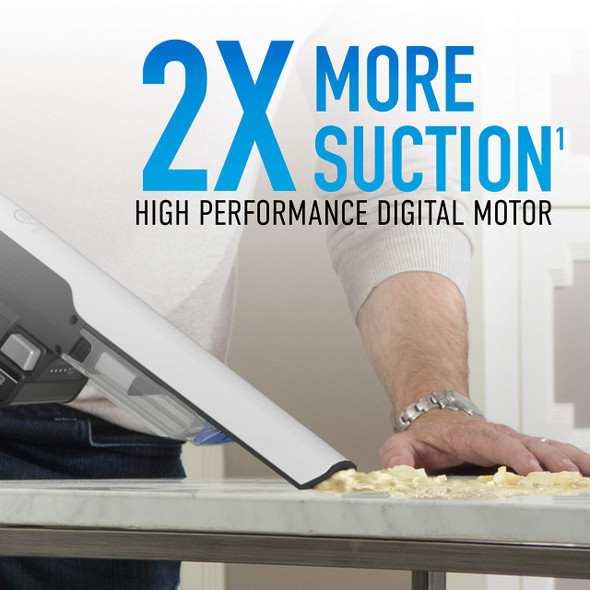 Hoover Dustchaser Handheld Vacuum Cleaner, Cordless Mini Lightweight, Bh57010, White