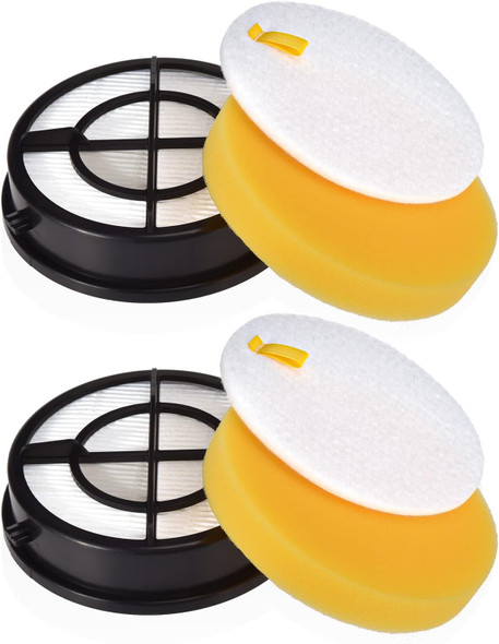 2Pack 1650 Filter For Bissell Pet Hair Eraser Turbo Upright Vacuum Model 1650A,1650C, 16501, 16507, 16508, 16502, 1650P, 1650R, 1650W, Replaces Parts 1608860 & 16871