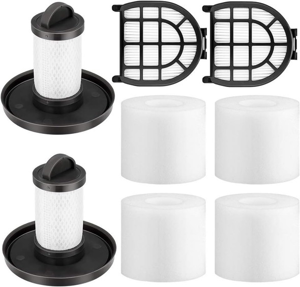 Isingo Shark Lz601 Filters Compatible With Shark Apex Uplight Liftaway Duoclean With Selfcleaning Brushroll Stick Vacuum Lz600, Lz601, Lz602, Lz602C, Compare To Part Xfflz600, 4+2+2