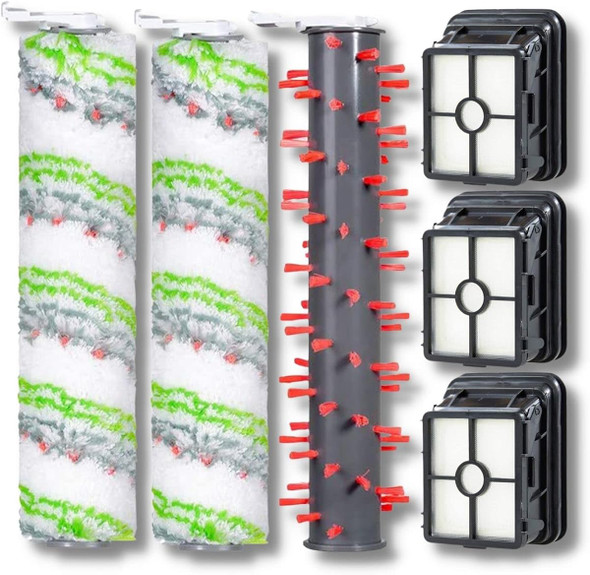 Parts For Bissell Crosswave Max 2554 2554A 2590 2593 2596 And Hydrosteam 35151 3515 35152 3513 3518 3Brush Rolls 2788 And 3 Pack Filters 1866,1618641,1608684