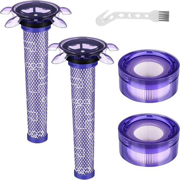 d V8 Vacuum Filter Kit Compatible With Dyson V8 Version Sv25 Dyson V8 Animal Extra 40590101Dyson V7 Model Sv37 Cordless Vacuum, 2 Filter Kits, Replaces Part 96566105