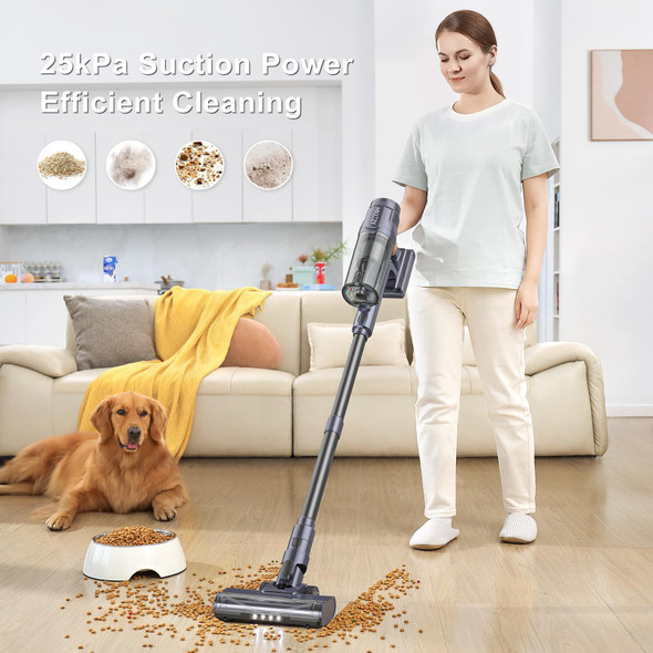 M242 Cordless Stick Vacuum Cleaner With Brushless Motor,50 Mins Max Runtime, 25Kpa Powerful Suction Vacuum With Led Display For Pet Hair,Hard Floor,Carpet. M242 Cordless Stick Vacuum Cleaner With Brushless Motor,50 Mins Max Runtime, 25Kpa Powerful Suction Vacuum With Led Display For Pet Hair,Hard Floor,Carpet.