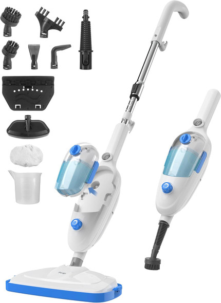 Steam Mop For Floor Cleaning, Multi Purpose Handheld Steamer Cleaner Detachable 10In1 For Vinyl, Laminate, Carpet, Tile Hard Floor Grout W 2 Pad, 23Ft Cord, 15Oz Tank, Adjustable Steam & Height Steam Mop For Floor Cleaning, Multi Purpose Handheld Steamer Cleaner Detachable 10In1 For Vinyl, Laminate, Carpet, Tile Hard Floor Grout W 2 Pad, 23Ft Cord, 15Oz Tank, Adjustable Steam & Height