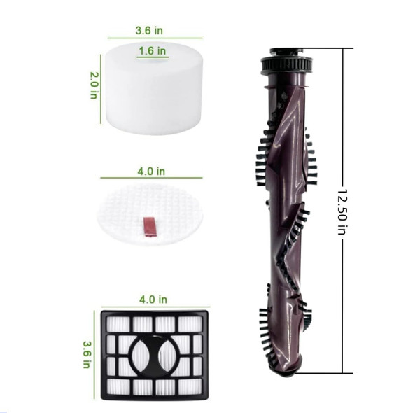 Qinan Nv680 Vacuum Roller Brush Filter Attachment For Shark Rotator Duoclean Powered Lift Away Speed Vacuum Nv680 Nv681 Nv682 Nv683 Part Xhf680 And Xff680