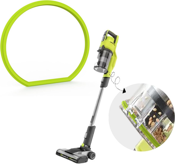 Gasket Compatible With Ryobi 18V Stick Vaccum Dust Bin Lid, Easytoinstall Seal For Improved Dust Containment, Works For Models Pcl720, Pblsv716, Pblsv717 Gasket Compatible With Ryobi 18V Stick Vaccum Dust Bin Lid, Easytoinstall Seal For Improved Dust Containment, Works For Models Pcl720, Pblsv716, Pblsv717