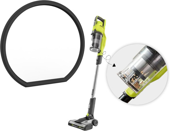 Gasket Compatible With Ryobi 18V Stick Vaccum Dust Bin Lid, Works For Models Pcl720, Pblsv716, Pblsv717, Easytoinstall Seal For Improved Dust Containment Gasket Compatible With Ryobi 18V Stick Vaccum Dust Bin Lid, Works For Models Pcl720, Pblsv716, Pblsv717, Easytoinstall Seal For Improved Dust Containment
