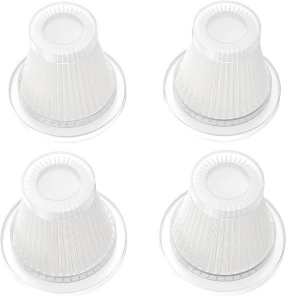 Shinebella 4 Pack Hepa Filter For Handheld Car Vacuum Cleaner, Filter For Cordless Desk Vacuum Cleaner,Only Compatible, Washable
