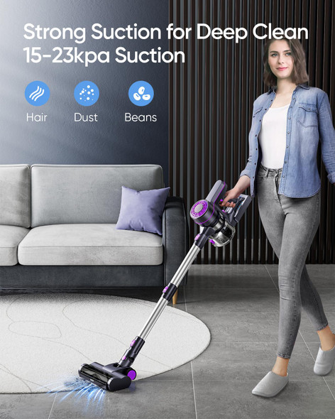 Tatian Cordless Vacuum Cleaner,23Kpa Powerful Cordless Vacuum,40 Mins Runtime,Detachable Battery,1.5L Dust Cup,6 In 1 Lightweight Cordless Stick Vacuum Cleaner For Hardwood Floor Pet Hair,Car,Redrose Tatian Cordless Vacuum Cleaner,23Kpa Powerful Cordless Vacuum,40 Mins Runtime,Detachable Battery,1.5L Dust Cup,6 In 1 Lightweight Cordless Stick Vacuum Cleaner For Hardwood Floor Pet Hair,Car,Redrose