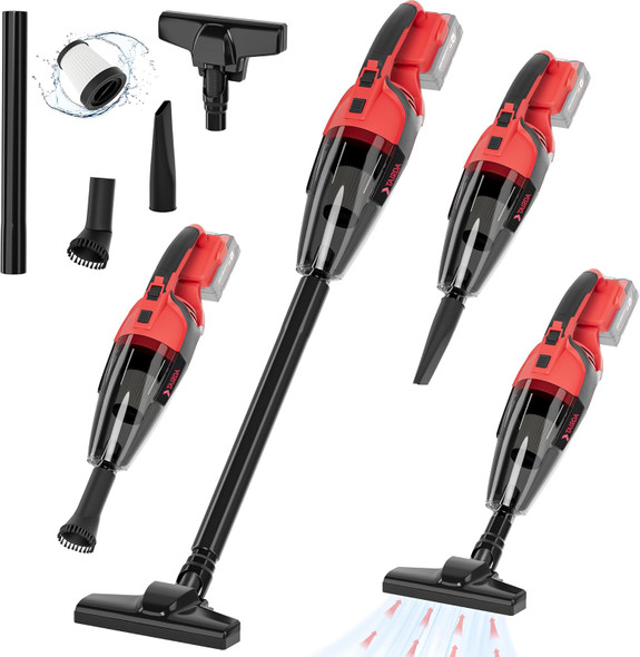 Uniqus Cordless Vacuum Cleaner For Milwaukee M18 18V Battery, Handheld Portable Vacuum Cleaner For Car Hard Floor Carpet Pet Hair Cleaning Tool Only, No Battery