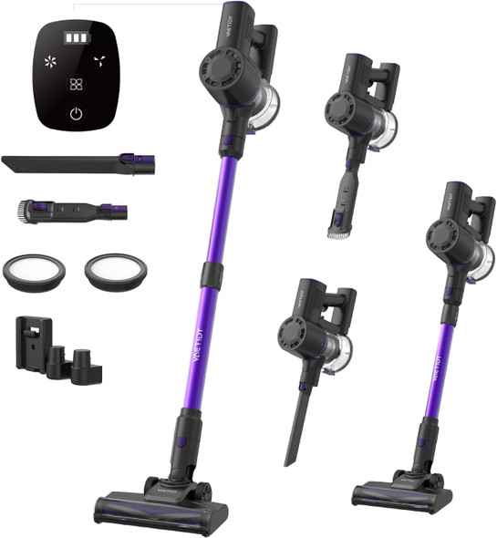 Vactidy Early Access Vacuum Cleaners For Home, 25Kpa Powerful Suction Cordless Vacuum, 35Mins Max Runtime, Self Standing, 6 In 1 Lightweight Stick Vacuum For Hardwood Floorlow Pile Carpet Vactidy Early Access Vacuum Cleaners For Home, 25Kpa Powerful Suction Cordless Vacuum, 35Mins Max Runtime, Self Standing, 6 In 1 Lightweight Stick Vacuum For Hardwood Floorlow Pile Carpet