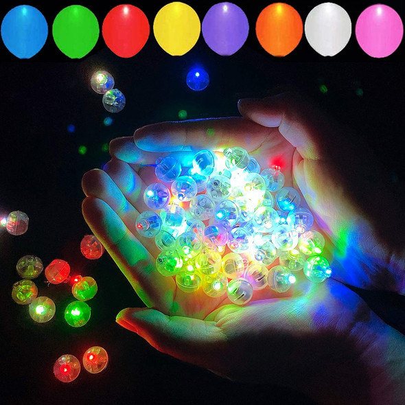100 Pcs 10 Colors Balloon Lights, LED Assorted Colors Flash Lights, Mini Ball Lights Round LED Ball Lamp for Paper Lantern Balloon Birthday Party Wedding Halloween Christmas Decoration (Mixed Colors) 100 Pcs 10 Colors Balloon Lights, LED Assorted Colors Flash Lights, Mini Ball Lights Round LED Ball Lamp for Paper Lantern Balloon Birthday Party Wedding Halloween Christmas Decoration (Mixed Colors)