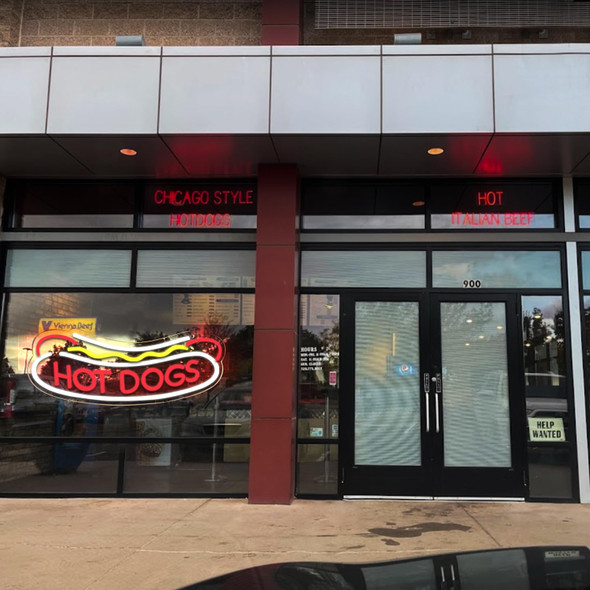 Balanar HOT DOGS Neon Signs for Wall Decor Neon Lights for HOT DOGS Shop Led Business Signs Suitable for Fast Food shops Christmas Birthday Party Led Art Wall Hanging Decorative Lights