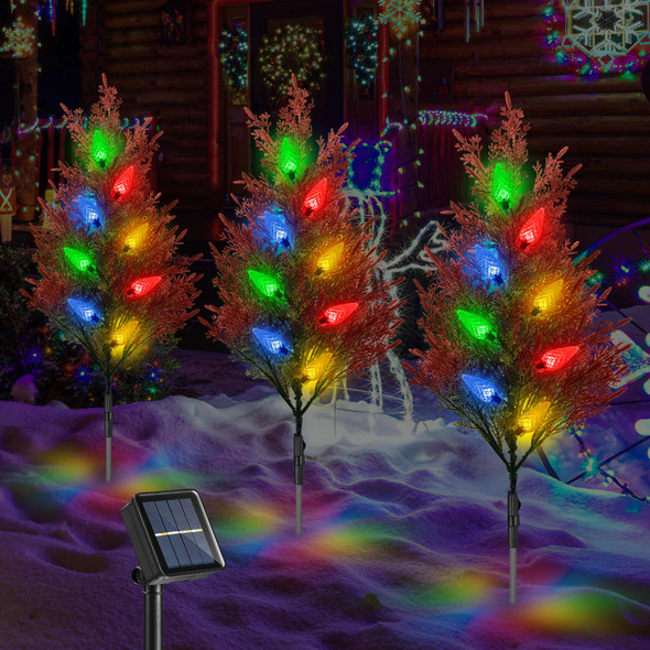 Strawberry Christmas Decorations Outdoor,2PACKS 40LED C6 Strawberry Tree Solar Garden Lights with Xmas Ornaments s Decor,Solar Christmas Tree Lights for Home/Lawn/Porch Decor Strawberry Christmas Decorations Outdoor,2PACKS 40LED C6 Strawberry Tree Solar Garden Lights with Xmas Ornaments s Decor,Solar Christmas Tree Lights for Home/Lawn/Porch Decor