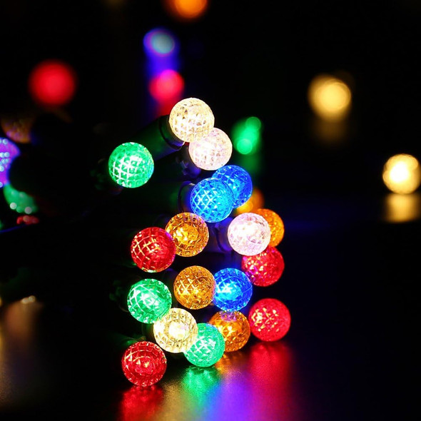 Brizled Multicolor Christmas Lights, 24.67ft G12 70 LED Christmas Lights Outdoor, Connectable 120V UL Listed Indoor Christmas Lights String Christmas Tree Lights for Xmas Tree Party Room Garden Decor