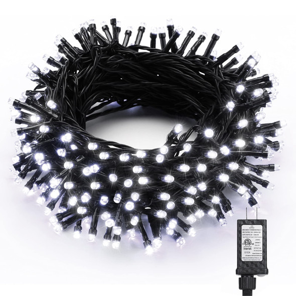 Brizled White Christmas Lights, 78.74ft 240 LED Mini String Lights Connectable, Plugin Christmas String Lights Outdoor, 8 Modes Christmas Tree Lights Waterproof for Indoor Outside Xmas Garden Decor Brizled White Christmas Lights, 78.74ft 240 LED Mini String Lights Connectable, Plugin Christmas String Lights Outdoor, 8 Modes Christmas Tree Lights Waterproof for Indoor Outside Xmas Garden Decor