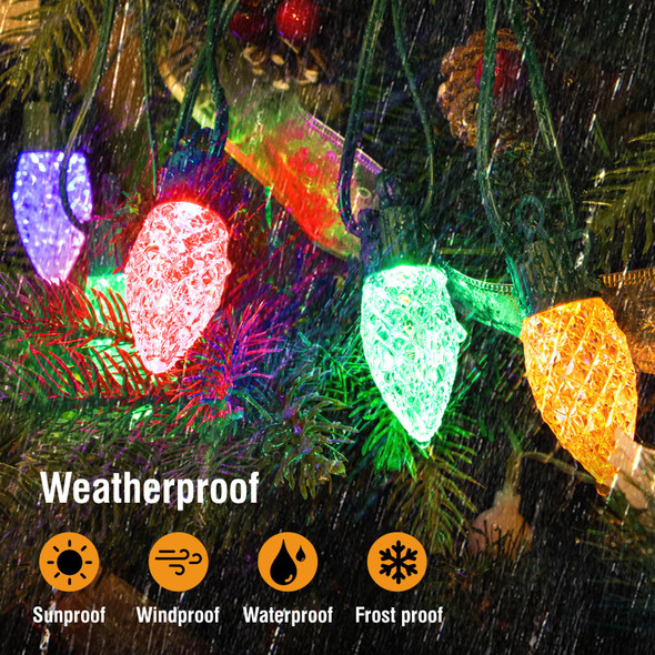 btfarm C9 Christmas Lights Outdoor Color Changing, 83.6 FT 50 LED Strawberry String Lights with Remote, Plug-in Waterproof Connectable C9 String Lights for Indoor Outdoor Party House Xmas Decorations btfarm C9 Christmas Lights Outdoor Color Changing, 83.6 FT 50 LED Strawberry String Lights with Remote, Plug-in Waterproof Connectable C9 String Lights for Indoor Outdoor Party House Xmas Decorations