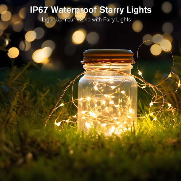 createreedo Fairy Lights Battery Operated Multi-Colored 16.5 FT 50 led String Lights 1 Pack of Christmas Lights for Bedroom/Party/Holiday/DIY Decor etc.