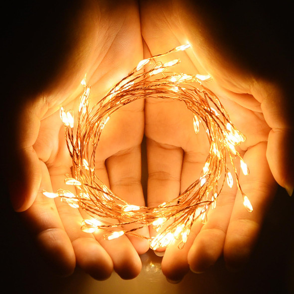 Fairy Lights Battery Operated, 60 LED Mini Fairy Lights 8 Modes Small Christmas Lights Waterproof Fairy Lights for Bedroom,Garden,Party,Xmas Wreath,Wedding,Halloween,Christmas, Warm White