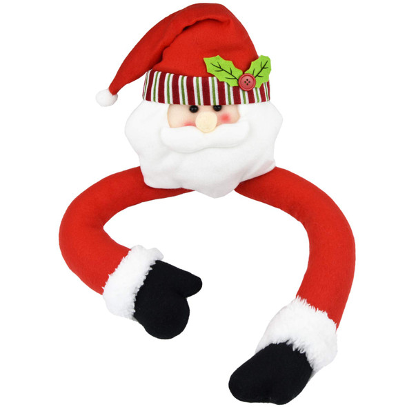 Fengek Christmas Tree Topper Santa Head Hugger for Christmas Tree Decoration Party Home Ornament Fengek Christmas Tree Topper Santa Head Hugger for Christmas Tree Decoration Party Home Ornament