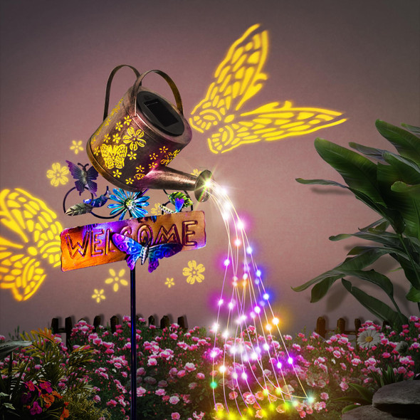 Solar Lights Outdoor Waterproof, Solar Outdoor Garden Decor Watering Can, Large Hanging Lantern Outside Decorations for Backyard Patio Yard Porch Pathway Solar Lights Outdoor Waterproof, Solar Outdoor Garden Decor Watering Can, Large Hanging Lantern Outside Decorations for Backyard Patio Yard Porch Pathway