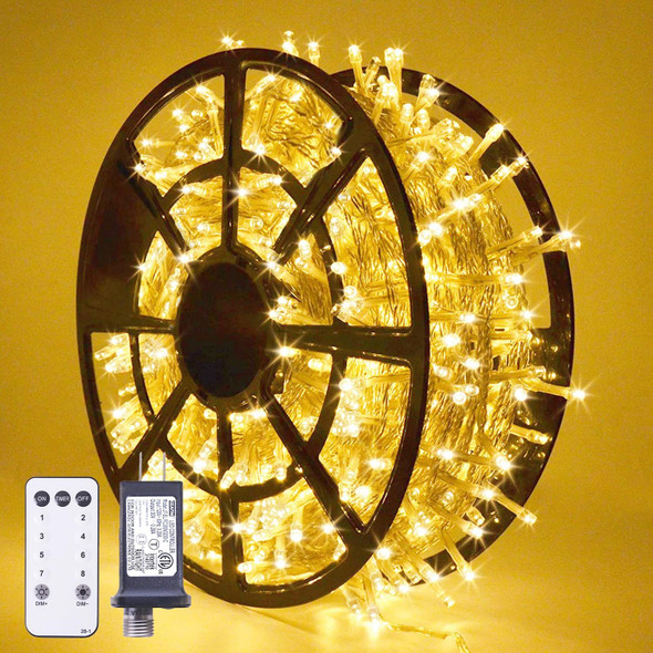 JMEXSUSS 168FT 600 LED Christmas Lights Outdoor Waterproof 8 Modes Indoor Christmas String Lights Warm White Christmas Tree Lights Plug in for Room Bedroom Wedding Party Holiday Decorations. JMEXSUSS 168FT 600 LED Christmas Lights Outdoor Waterproof 8 Modes Indoor Christmas String Lights Warm White Christmas Tree Lights Plug in for Room Bedroom Wedding Party Holiday Decorations.
