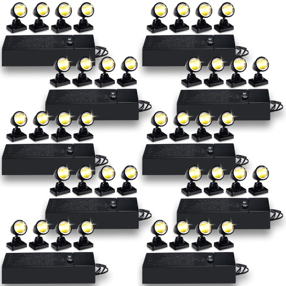 Mini Spot Lights for Christmas Village LED Spotlights Mini Indoor String Lights Display Lights Accessory Cord Rotatable Uplight & Down Microscopic Plants and Accent Lighting House Decors (10 Pack) Mini Spot Lights for Christmas Village LED Spotlights Mini Indoor String Lights Display Lights Accessory Cord Rotatable Uplight & Down Microscopic Plants and Accent Lighting House Decors (10 Pack)