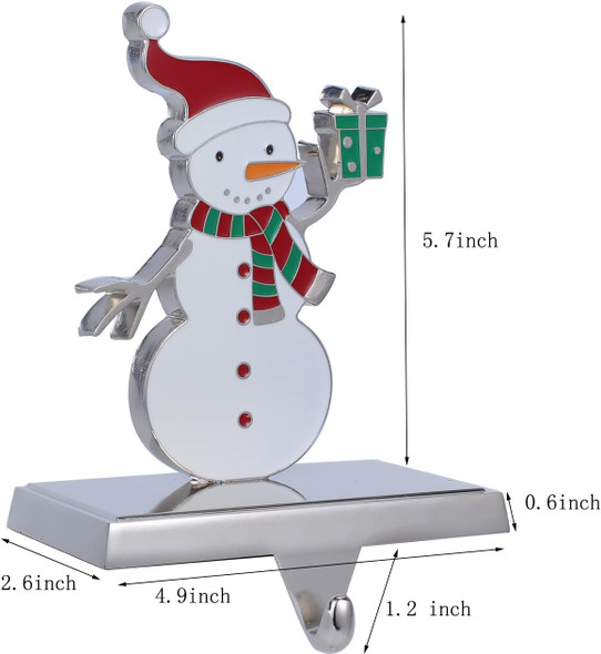 Christmas Stocking Holder Set of 4 Metal Christmas Stocking Hangers for Fireplace-Xmas Deer Snowman Tree Santa Stocking Holder for Mantel,Mantel Hooks/Clips for Stocking Fireplace Topper Christmas Stocking Holder Set of 4 Metal Christmas Stocking Hangers for Fireplace-Xmas Deer Snowman Tree Santa Stocking Holder for Mantel,Mantel Hooks/Clips for Stocking Fireplace Topper