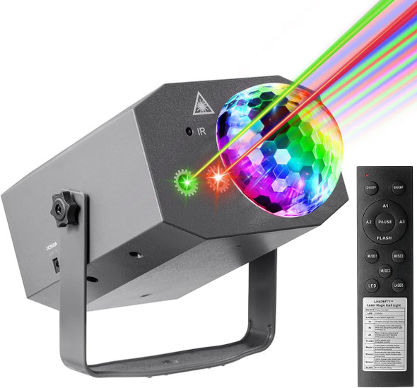Dj Party Disco Ball Lights with Pattern and Sound Activated, 10 ft USB Cable, Laucnpty LED Stage Strobe Light That Sync with Music, Christmas Rave/Home Karaoke/Dance/Club Bar Lights for Parties Dj Party Disco Ball Lights with Pattern and Sound Activated, 10 ft USB Cable, Laucnpty LED Stage Strobe Light That Sync with Music, Christmas Rave/Home Karaoke/Dance/Club Bar Lights for Parties