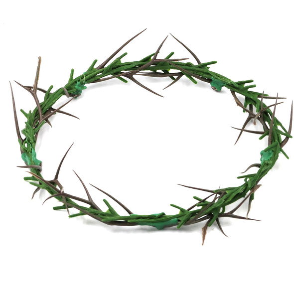 Artificial Crown of Thorns Life Size 8’’ Diameter, Decoration for Home and Church Lents Period, Christmas Tree Decoration Ornament Crown for Costumes, Wearable Crown of Thorns Artificial Crown of Thorns Life Size 8’’ Diameter, Decoration for Home and Church Lents Period, Christmas Tree Decoration Ornament Crown for Costumes, Wearable Crown of Thorns