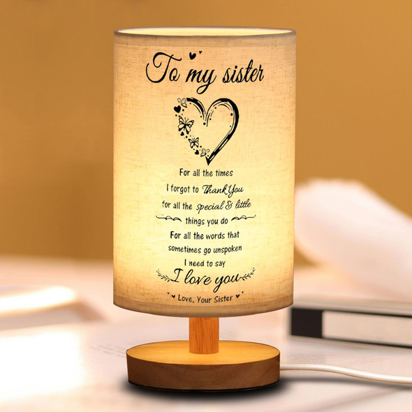 Sister s from Sister Table Lamp, Mothers Day Birthday for Sister, Christmas Sister s from Sister Night Light, to My sister Graduation Anniversary Graduation Wedding present for Sister Sister s from Sister Table Lamp, Mothers Day Birthday for Sister, Christmas Sister s from Sister Night Light, to My sister Graduation Anniversary Graduation Wedding present for Sister